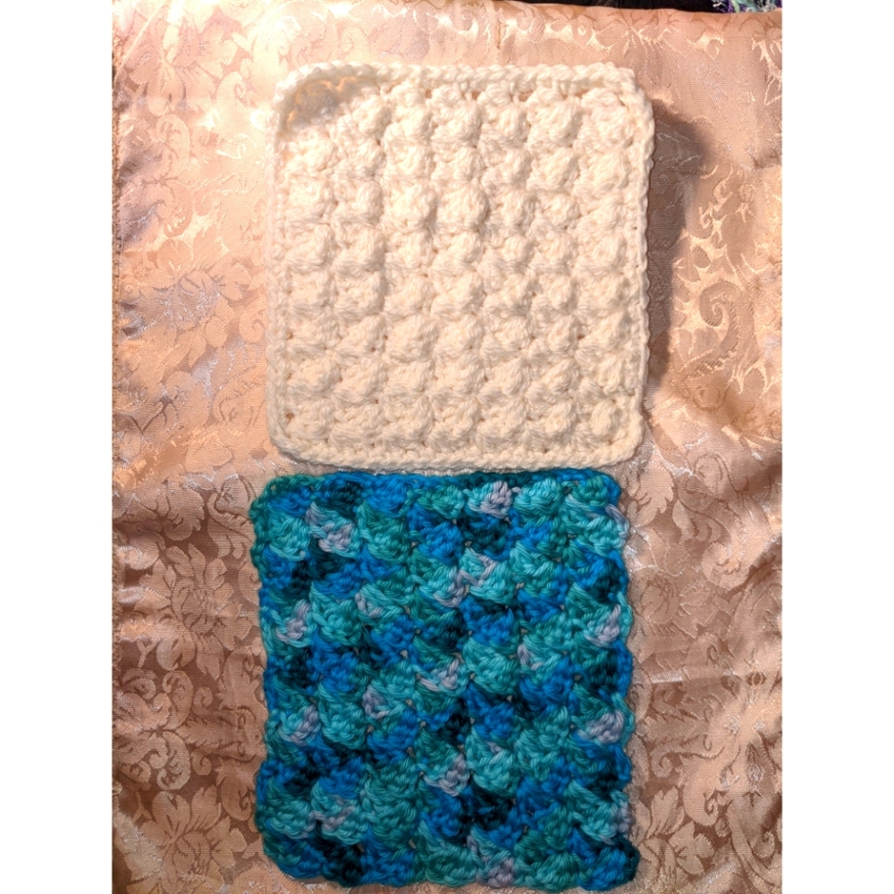 Handmade Wash Cloth Set Of 2